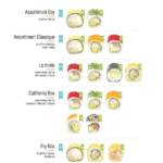 Menu Yoshi Sushi Casablanca December 2023 260422-950100